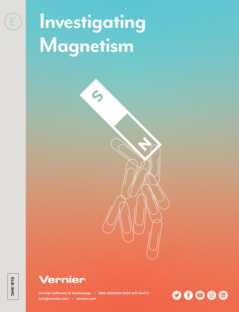 A cover of a publication about Investigating Magnetism
