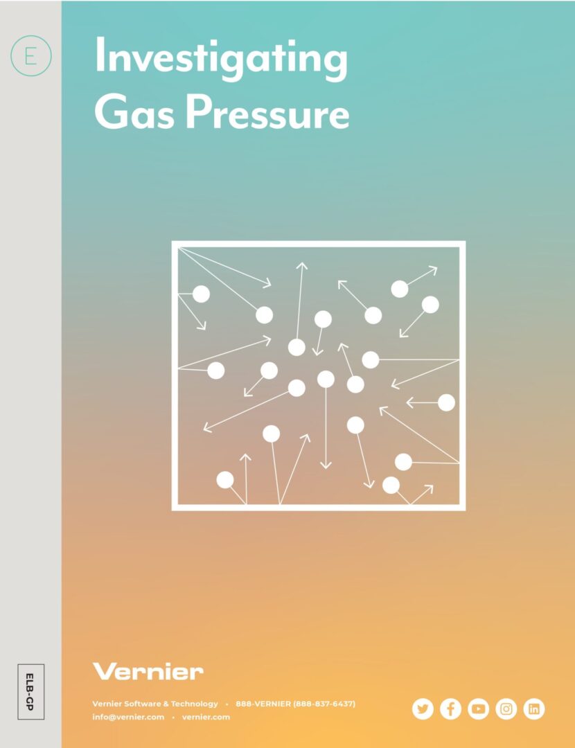 A cover of a publication about Investigating Gas Pressure