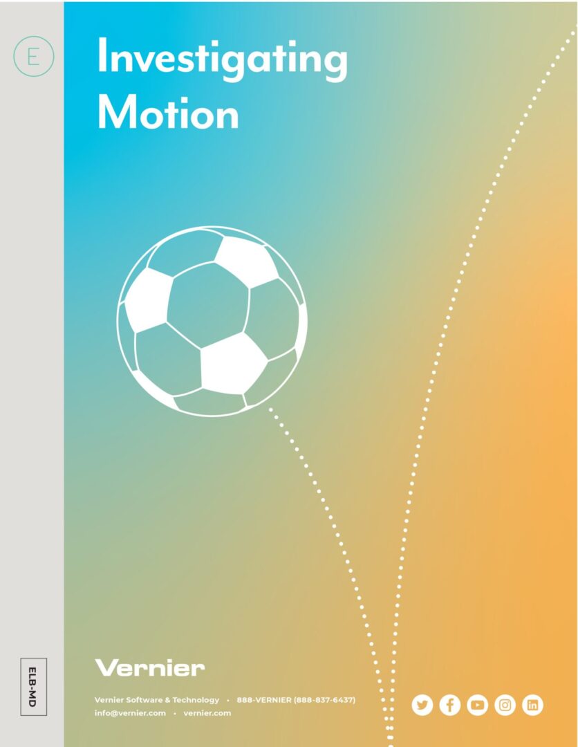 A cover of a publication about Investigating Motion