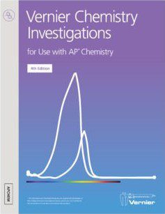 A cover of a publication about Vernier Chemistry Investigations