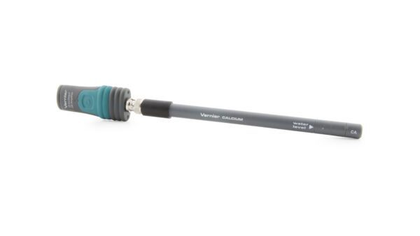 A long gray and blue brush with a black handle.