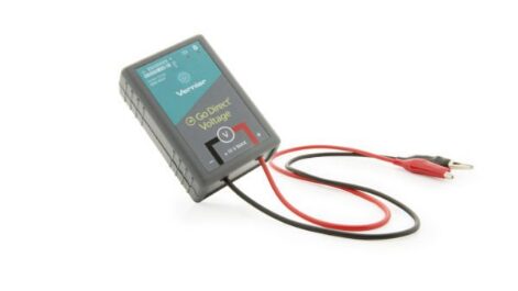 A battery charger is connected to the wires.