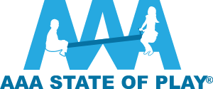 A blue and green logo with the word " state of washington ".